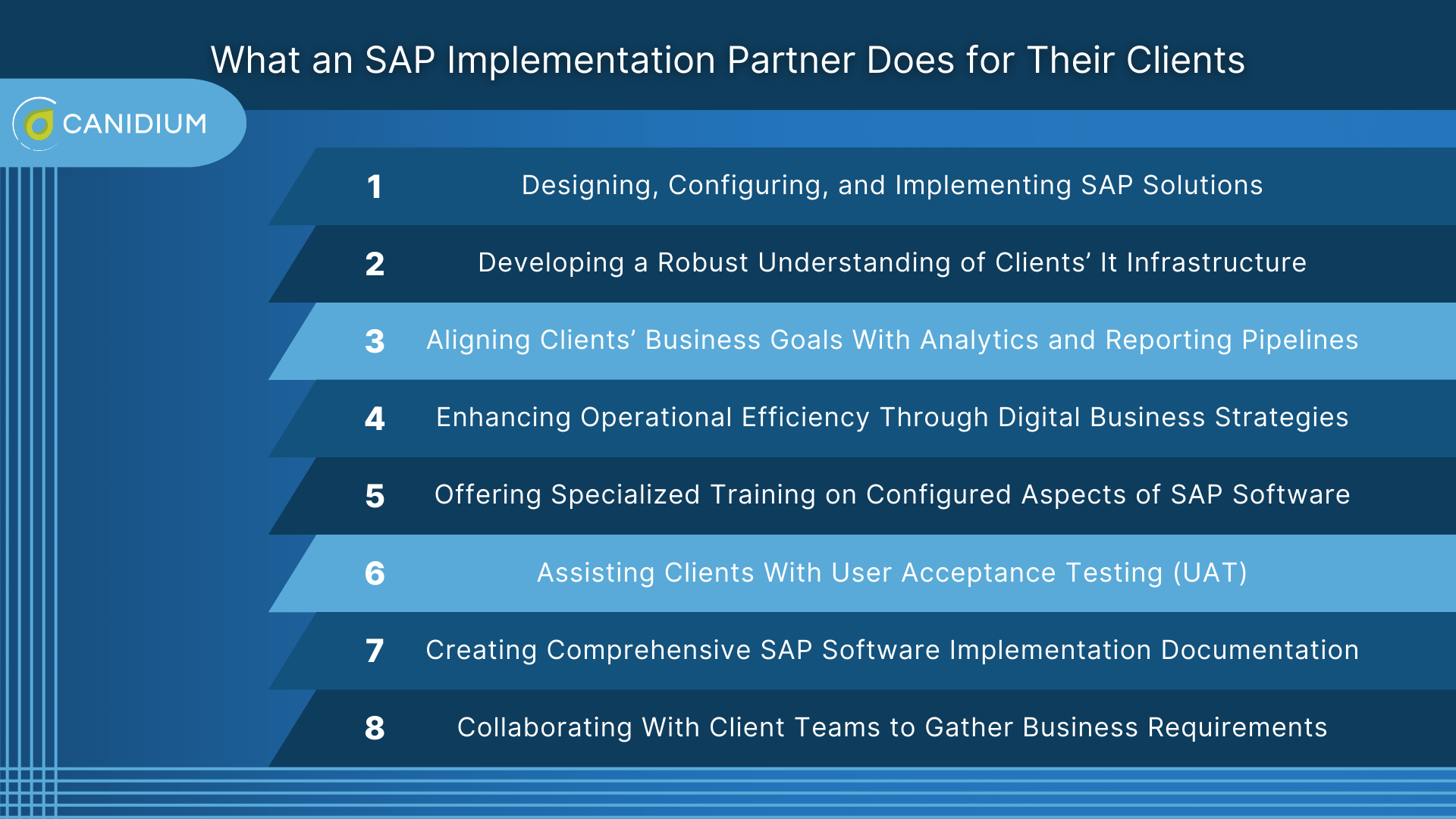 What an SAP implementation partner does for their clients