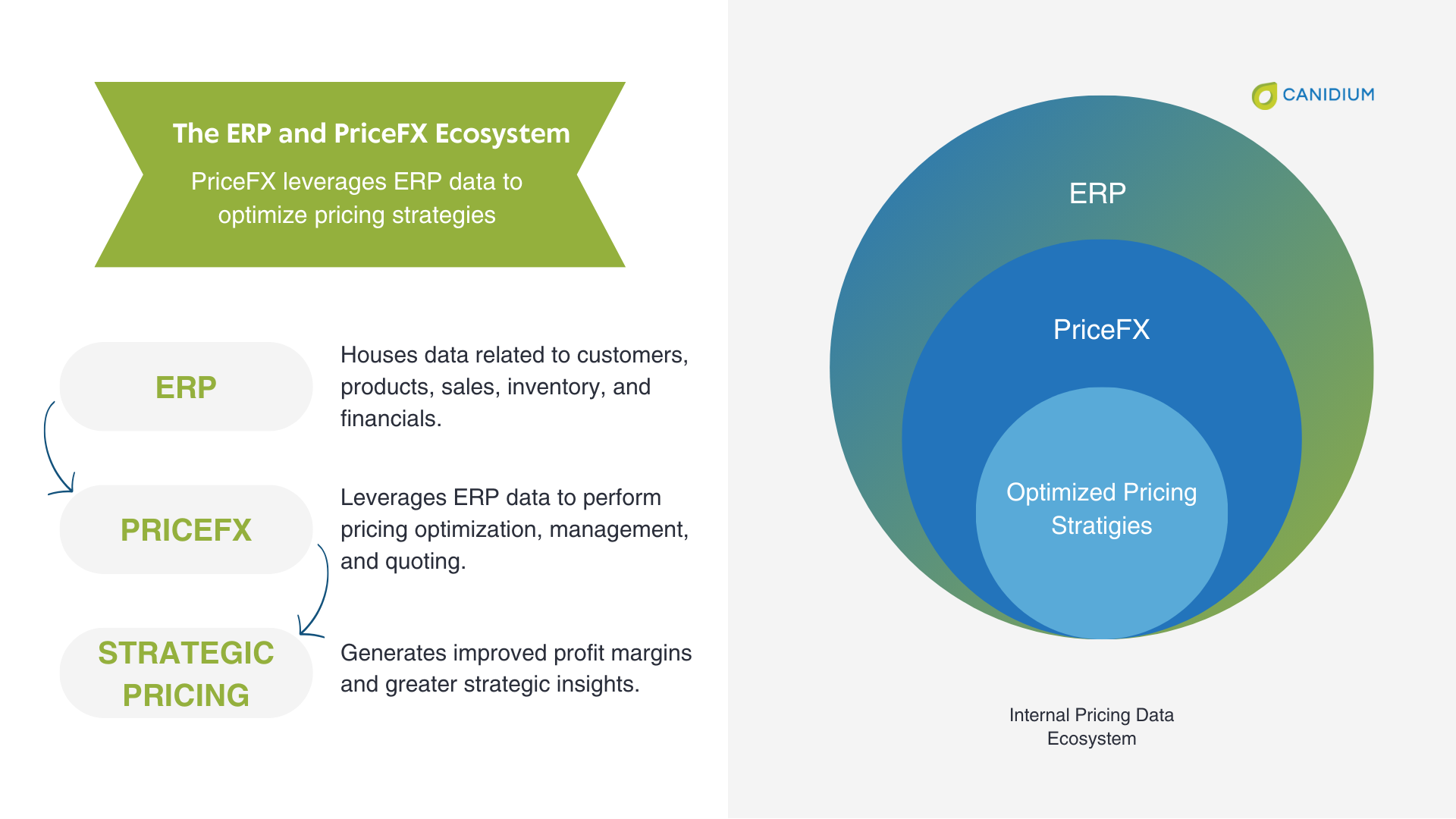 The ERP and Pricefx data ecosystem