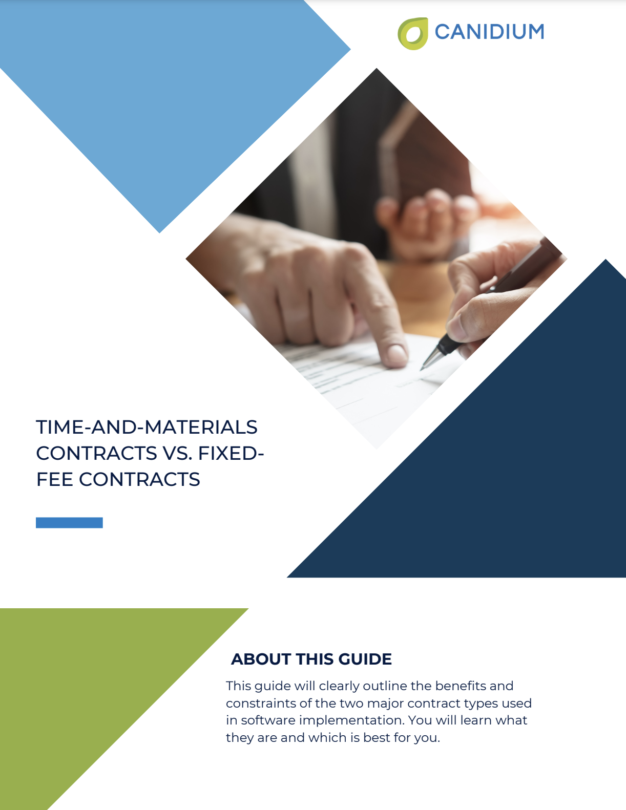 Time-and-Materials Contracts vs. Fixed Fee Contracts