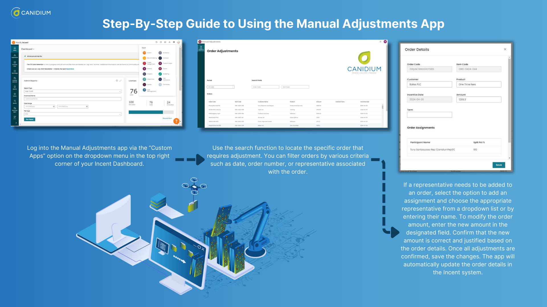 Step-By-Step Guide to Using the Manual Adjustments App