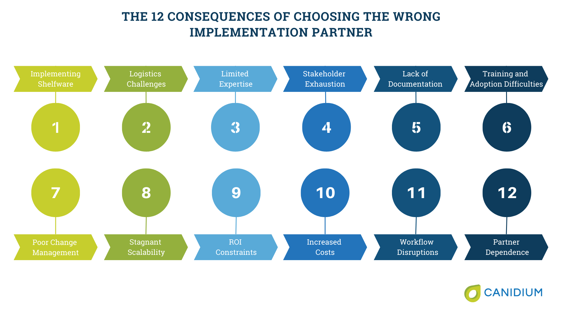 The 12 Consequences of choosing the wrong implementation partner