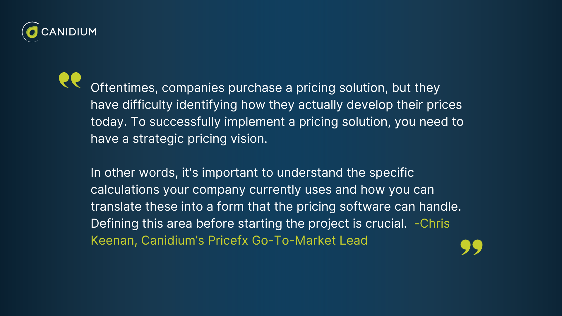 Why Having a Strategic Pricing Vision Matters