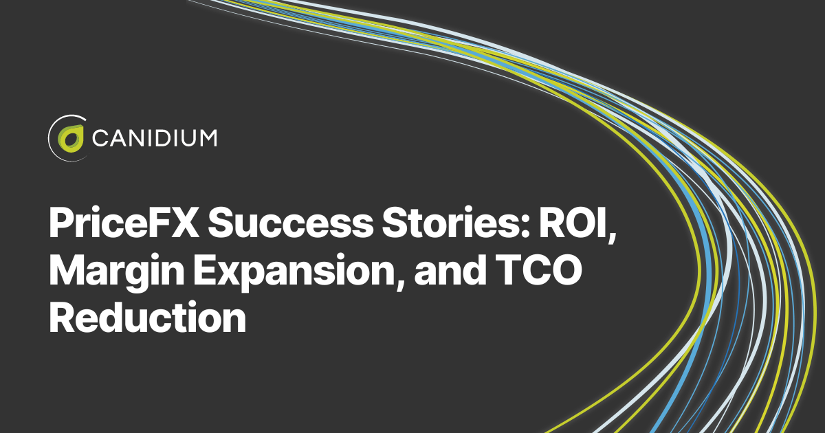 PriceFX success stories: ROI, margin expansion, and TCO reduction
