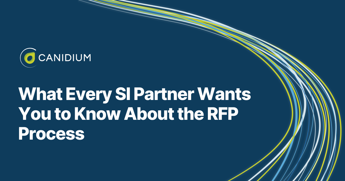 what every SI partner wants you to know about the RFP process