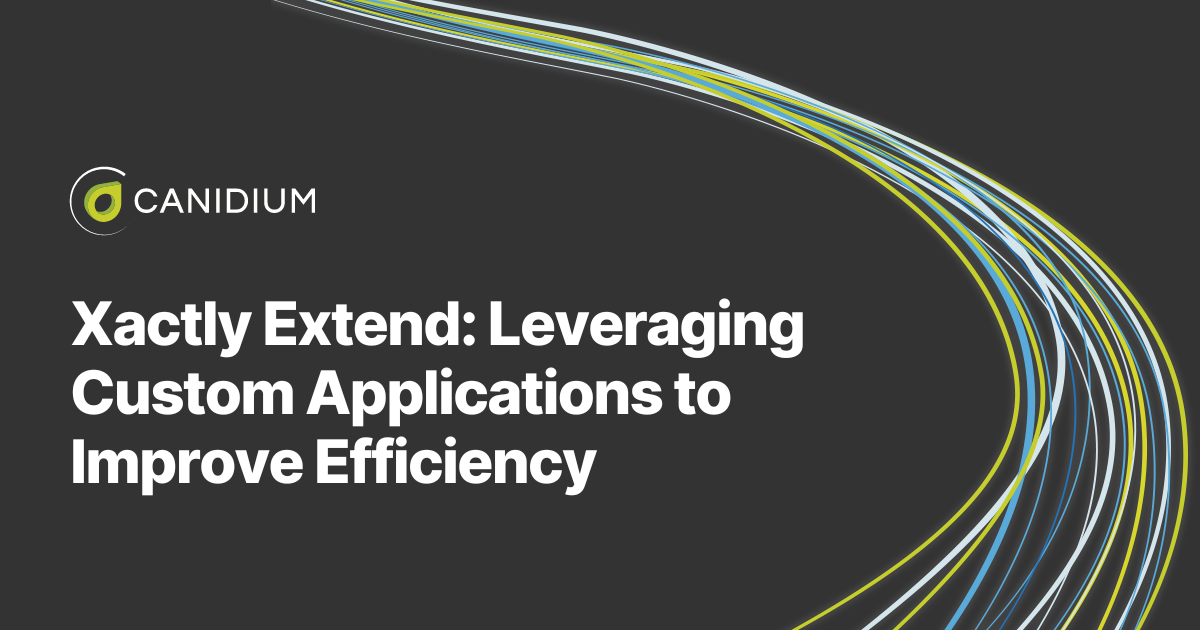 Read Xactly Extend: Leveraging Custom Applications to Improve Efficiency
