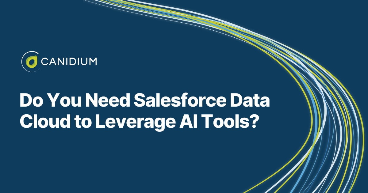 Read Do You Need Salesforce Data Cloud to Leverage AI Tools?